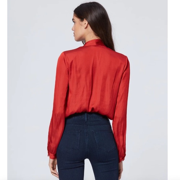 PAIGE “Sevilla” Bodysuit (Red/Rust) - Picture 9 of 16